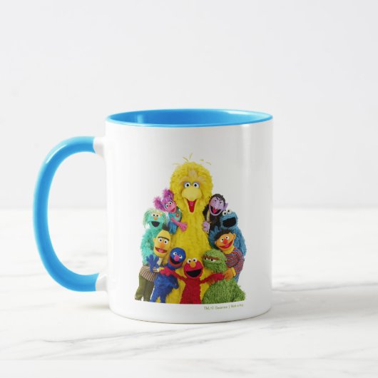 Sesamstraße | Fun Farbiges Portrait Tasse (Links)