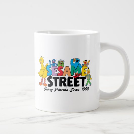 Sesamstraße | Furry Friends seit 1969 Jumbo-Tasse (Rechts)