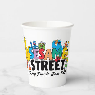 Sesamstraße   Furry Friends seit 1969 Pappbecher