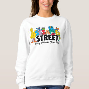 Sesamstraße   Furry Friends seit 1969 Sweatshirt