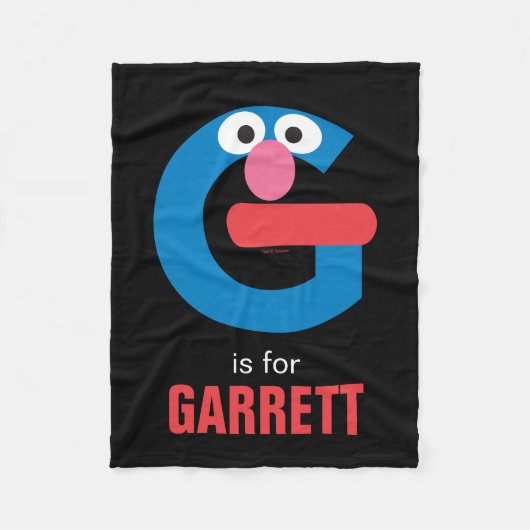 Sesamstraße | G ist für Grover Fleecedecke (Vorderseite)