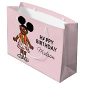 Sesamstraße | Gabrielle Happy Birthday Große Geschenktüte (Rückseite Schrägansicht)