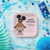 Sesamstraße | Gabrielle Happy Birthday Pappteller (Party)