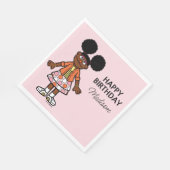 Sesamstraße | Gabrielle Happy Birthday Serviette (Ecke)