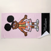 Sesamstraße | Gabrielle Ihren Namen hinzufügen Strandtuch (Vorderseite)