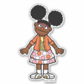 Sesamstraße | Gabrielle Portrait Aufkleber (Vorderseite)