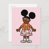 Sesamstraße | Gabrielle Portrait Postkarte (Vorne/Hinten)