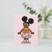 Sesamstraße | Gabrielle Portrait Postkarte (Stehend Vorderseite)