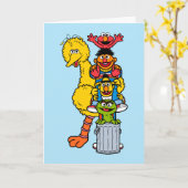 Sesamstraße | Glücklich zum Geburtstag Pals Karte (Gelbe Blume)