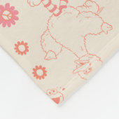 Sesamstraße | Good Vibes Pattern Fleecedecke (Ecke)