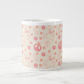 Sesamstraße | Good Vibes Pattern Jumbo-Tasse (Vorderseite)