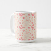 Sesamstraße | Good Vibes Pattern Kaffeetasse (Vorderseite Links)