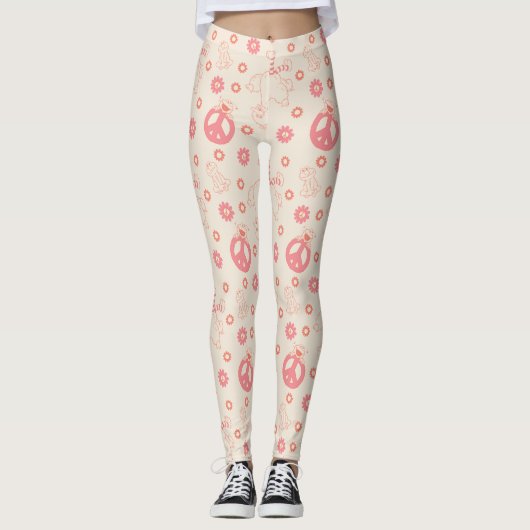 Sesamstraße | Good Vibes Pattern Leggings (Vorderseite)