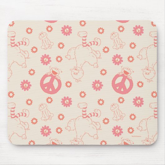 Sesamstraße | Good Vibes Pattern Mousepad (Vorne)