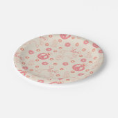 Sesamstraße | Good Vibes Pattern Pappteller (Schrägansicht)