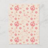 Sesamstraße | Good Vibes Pattern Postkarte (Vorderseite)