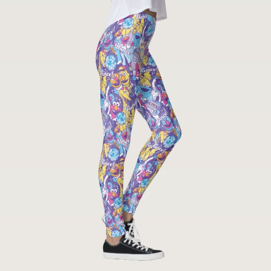 Sesamstraße | Groovy Dance Pattern Leggings (Rechts)