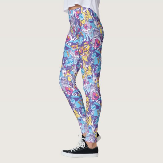 Sesamstraße | Groovy Dance Pattern Leggings (Links)