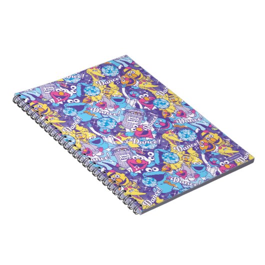 Sesamstraße | Groovy Dance Pattern Notizblock (Rechte Seite)