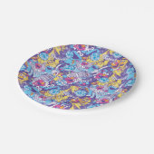 Sesamstraße | Groovy Dance Pattern Pappteller (Schrägansicht)