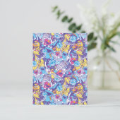 Sesamstraße | Groovy Dance Pattern Postkarte (Stehend Vorderseite)