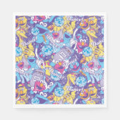 Sesamstraße | Groovy Dance Pattern Serviette (Vorderseite)