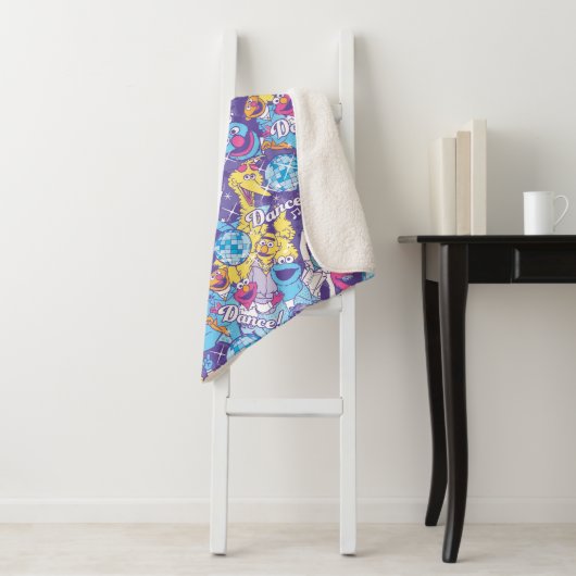 Sesamstraße | Groovy Dance Pattern Sherpadecke (Beispiel)