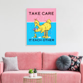 Sesamstraße | Große Vögel kümmern sich um einander Leinwanddruck (Insitu (Wohnzimmer))