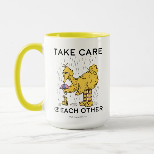 Sesamstraße | Große Vögel kümmern sich um einander Tasse (Links)