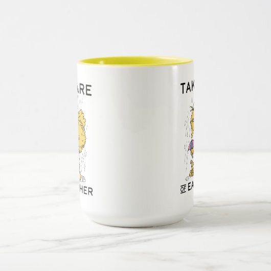 Sesamstraße | Große Vögel kümmern sich um einander Tasse (Zentrum)