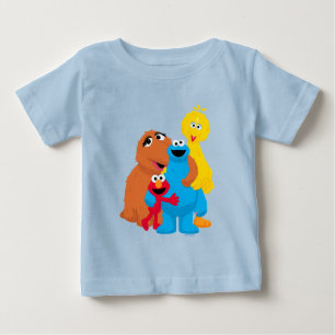 Sesamstraße   Group Hug Baby T-shirt