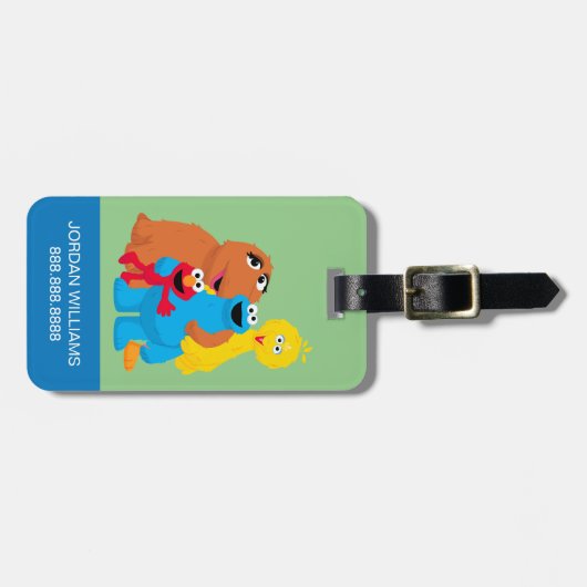 Sesamstraße | Group Hug Gepäckanhänger (Vorderseite horizontal)