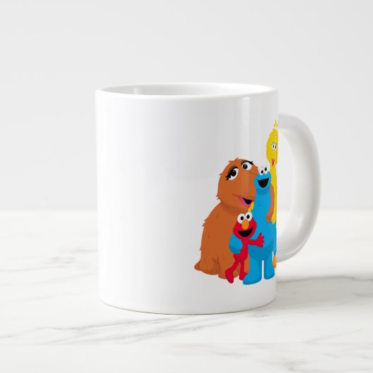 Sesamstraße | Group Hug Jumbo-Tasse (Vorderseite Rechts)