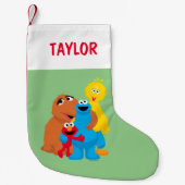 Sesamstraße | Group Hug | Name hinzufügen Kleiner Weihnachtsstrumpf (Vorderseite)