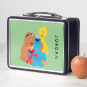 Sesamstraße | Group Hug | Name hinzufügen Metall Brotdose (Beispiel)