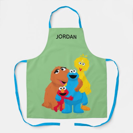 Sesamstraße | Group Hug | Name hinzufügen Schürze (Vorderseite)