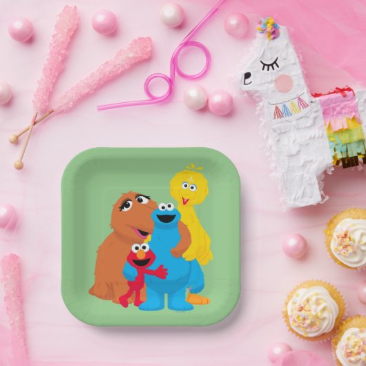 Sesamstraße | Group Hug Pappteller (Party)