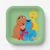 Sesamstraße | Group Hug Pappteller (Vorderseite)