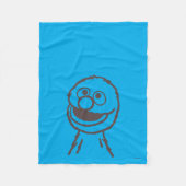Sesamstraße | Grover Bright Fleecedecke (Vorderseite)
