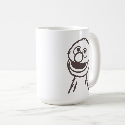 Sesamstraße | Grover Bright Kaffeetasse (VorderseiteRechts)