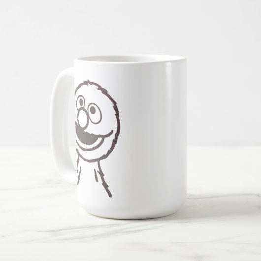 Sesamstraße | Grover Bright Kaffeetasse (Vorderseite Links)