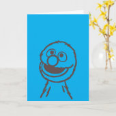 Sesamstraße | Grover Bright Karte (Gelbe Blume)
