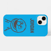 Sesamstraße | Grover Bright | Name hinzufügen iPhone Hülle (Rückseite (Horizontal))