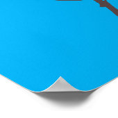 Sesamstraße | Grover Bright | Name hinzufügen Poster (Ecke)