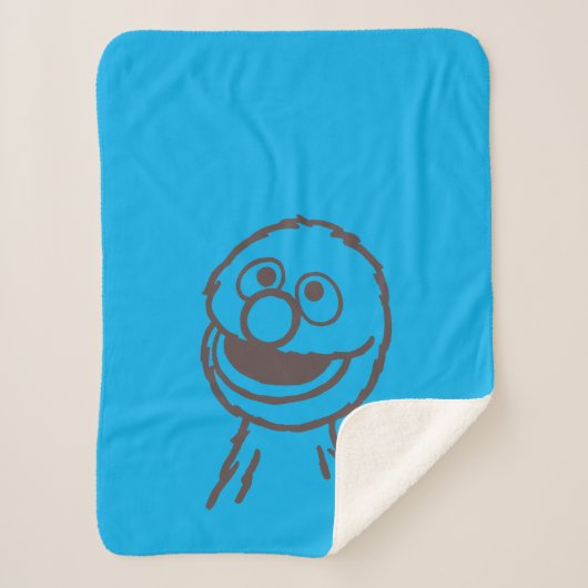 Sesamstraße | Grover Bright Sherpadecke (Vorderseite)