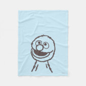 Sesamstraße | Grover Fleecedecke (Vorderseite)