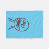 Sesamstraße | Grover Fleecedecke (Vorderseite (Horizontal))