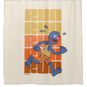 Sesamstraße | Grovers Runs Duschvorhang (Vorderseite)