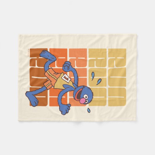 Sesamstraße | Grovers Runs Fleecedecke (Vorderseite (Horizontal))