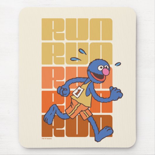 Sesamstraße | Grovers Runs Mousepad (Vorne)